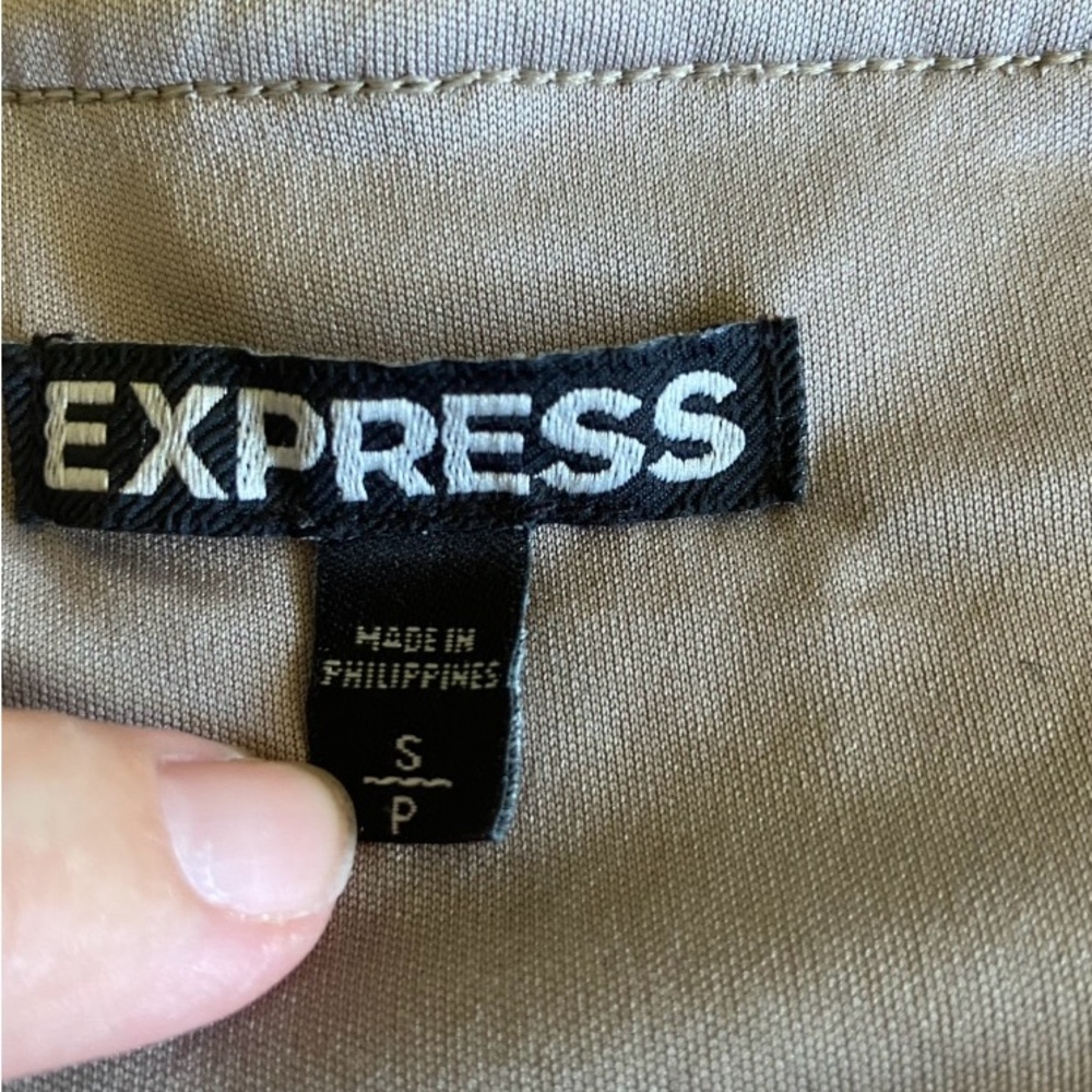 Express Sequin Textured Multicolor Lined Boho Min… - image 4